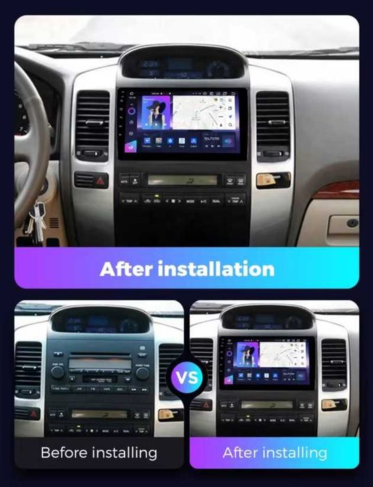 Магнітола мультимедіа головний пристрій Toyota Land Cruiser Prado