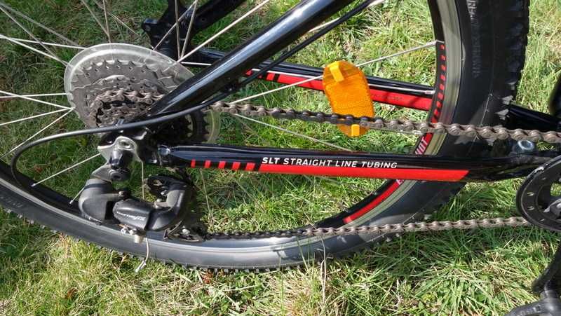 Rower młodzieżowy MTB EIGHTSHOT X-COADY 275 SL - Czarny/Czerwony
