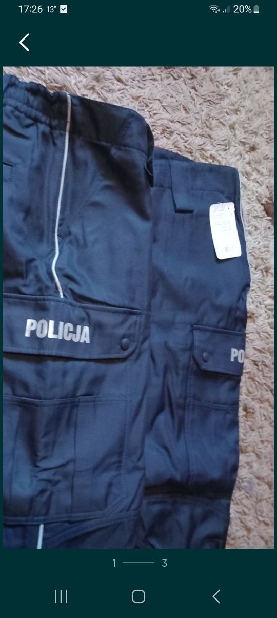 Spodnie policja 191 na 118