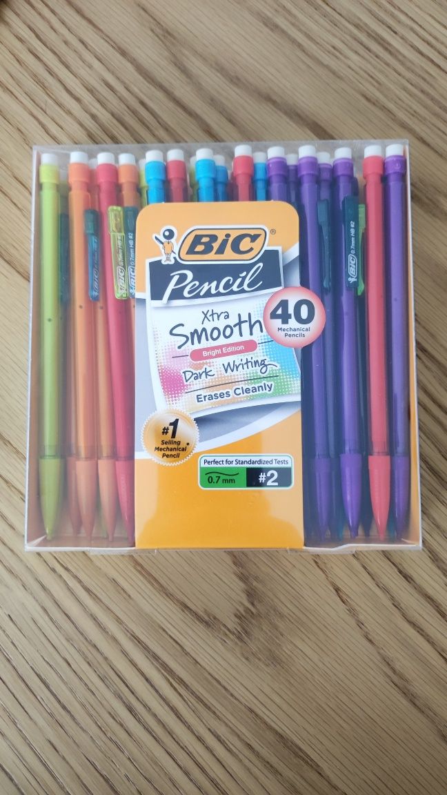 Механічні олівці BIC Xtra-Smooth, 0.7 мм, 40 шт