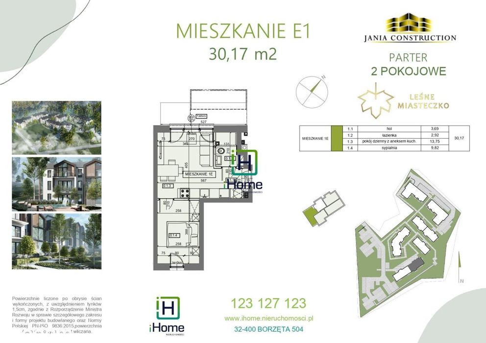 2-pok.| mieszkanie w Osieczanach koło Myślenic