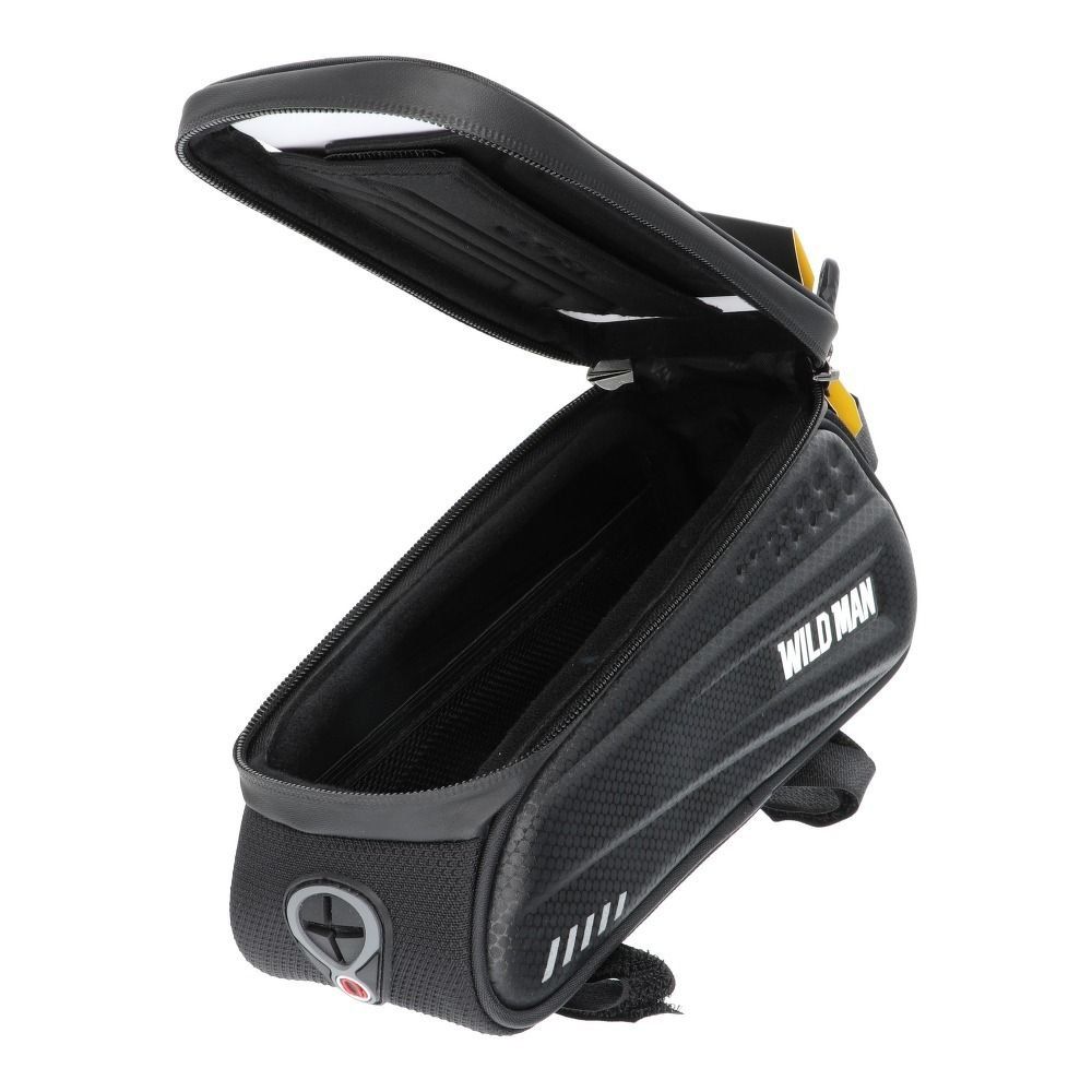 WILDMAN sakwa rowerowa na ramę na zamek ES3 1L (4" - 7") czarna