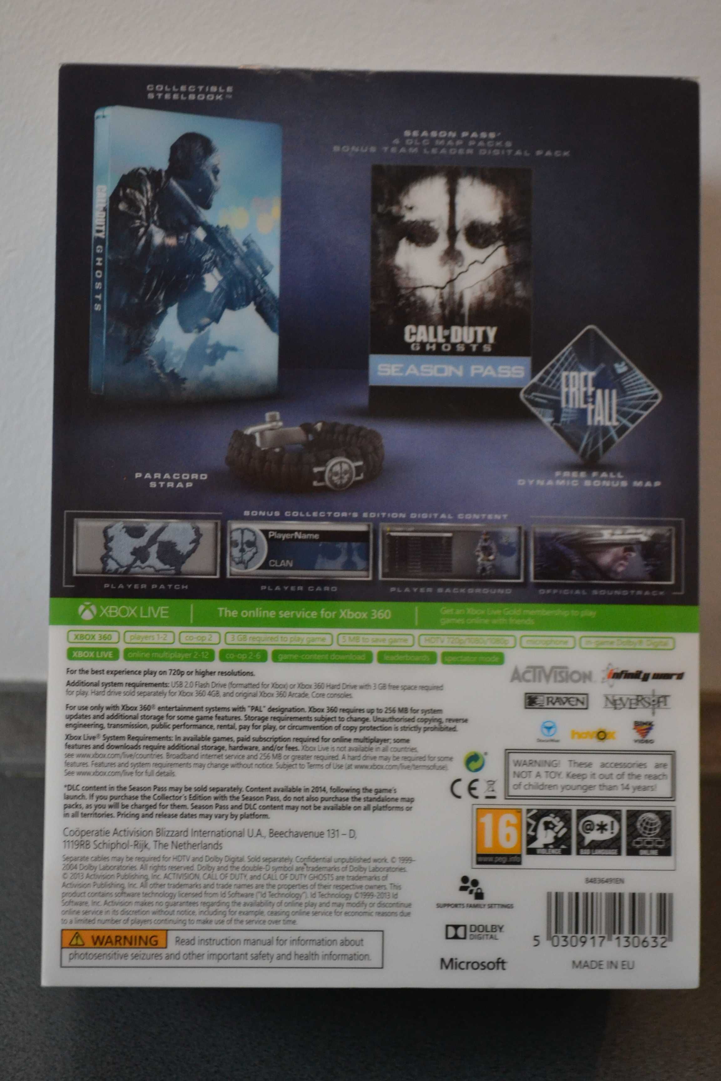 Call of Duty   Ghost  Xbox 360 Edycja kolekcjonerska