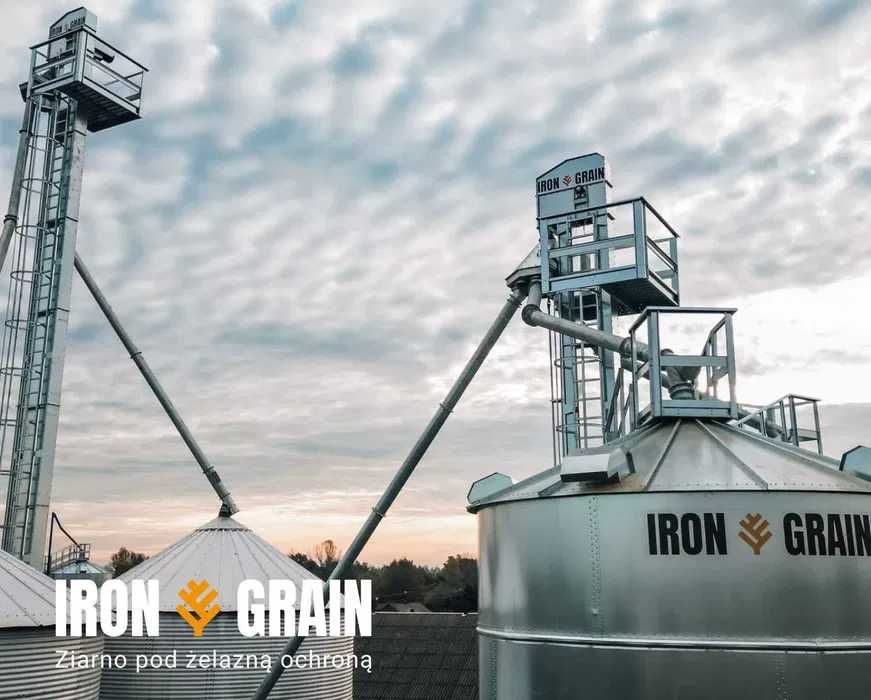 SILOSY zbożowe Lejowe silos 108 Ton stal ocynkowana Polski producent