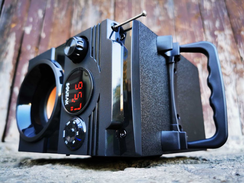 Radioodtwarzacz FM GŁOŚNIK BLUETOOTH Subwoofer Kolumna Wieża BUDOWLANE