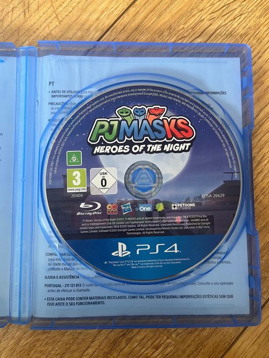 Jogo PS4 Pj Masks Heroes Of The Night