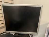 Tanio monitor NEC LCD 170V  LCD170V-BK do komputera stacjonarnego