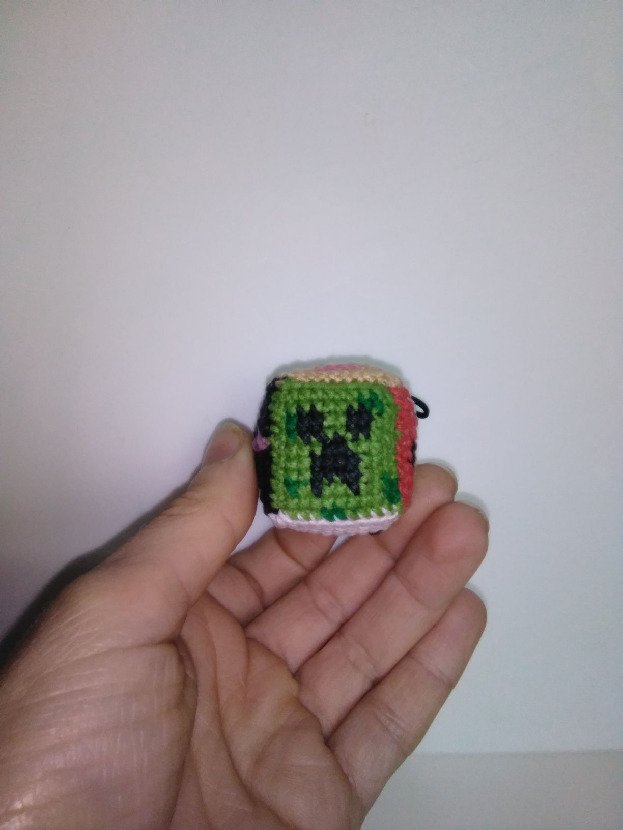 Brelok breloczek zawieszka Minecraft na szydełku