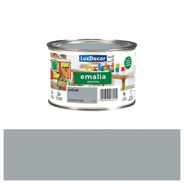 Emalia Luxdecor Poranna Mgła 0,40 l akrylowa szybkoschnąca połysk (20)