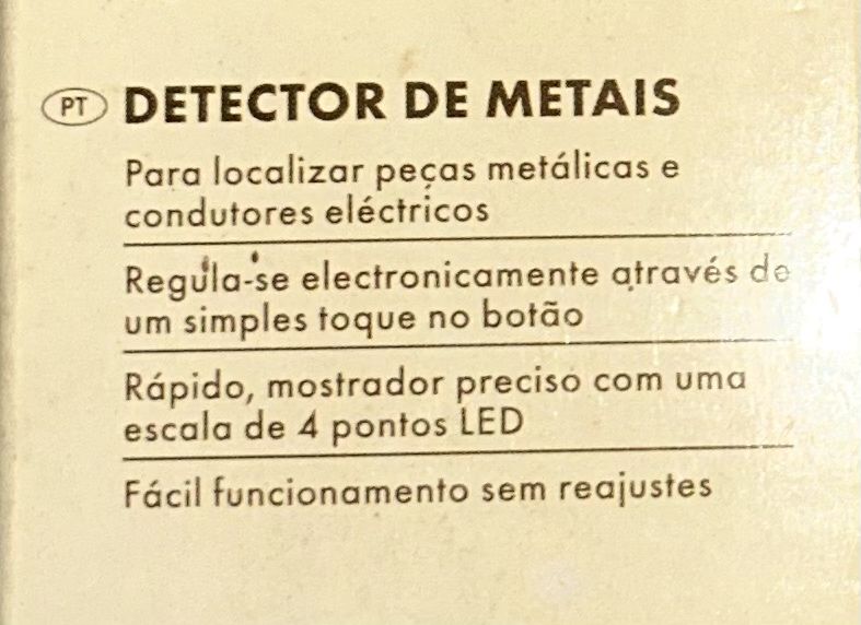 Detetor de metais