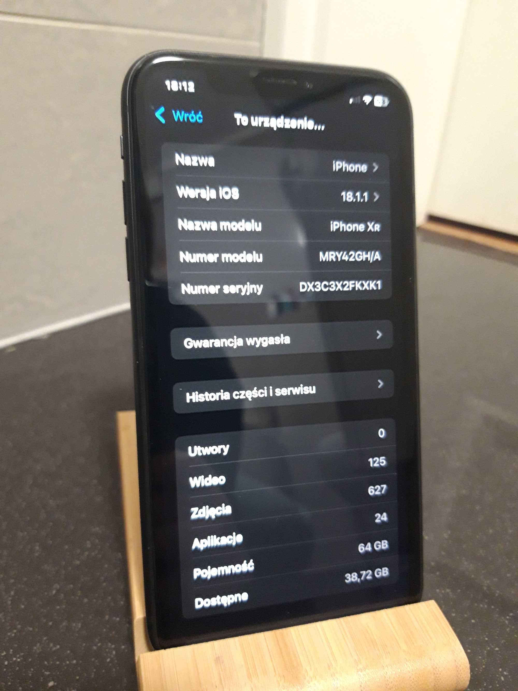 Iphone xr stan bdb
