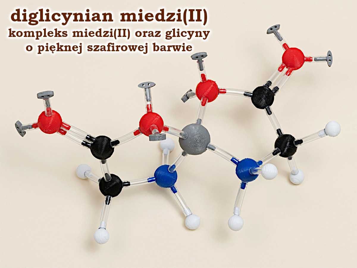 Modele atomów CHEMIA ORGANICZNA związki kompleksowe, 275 elementów