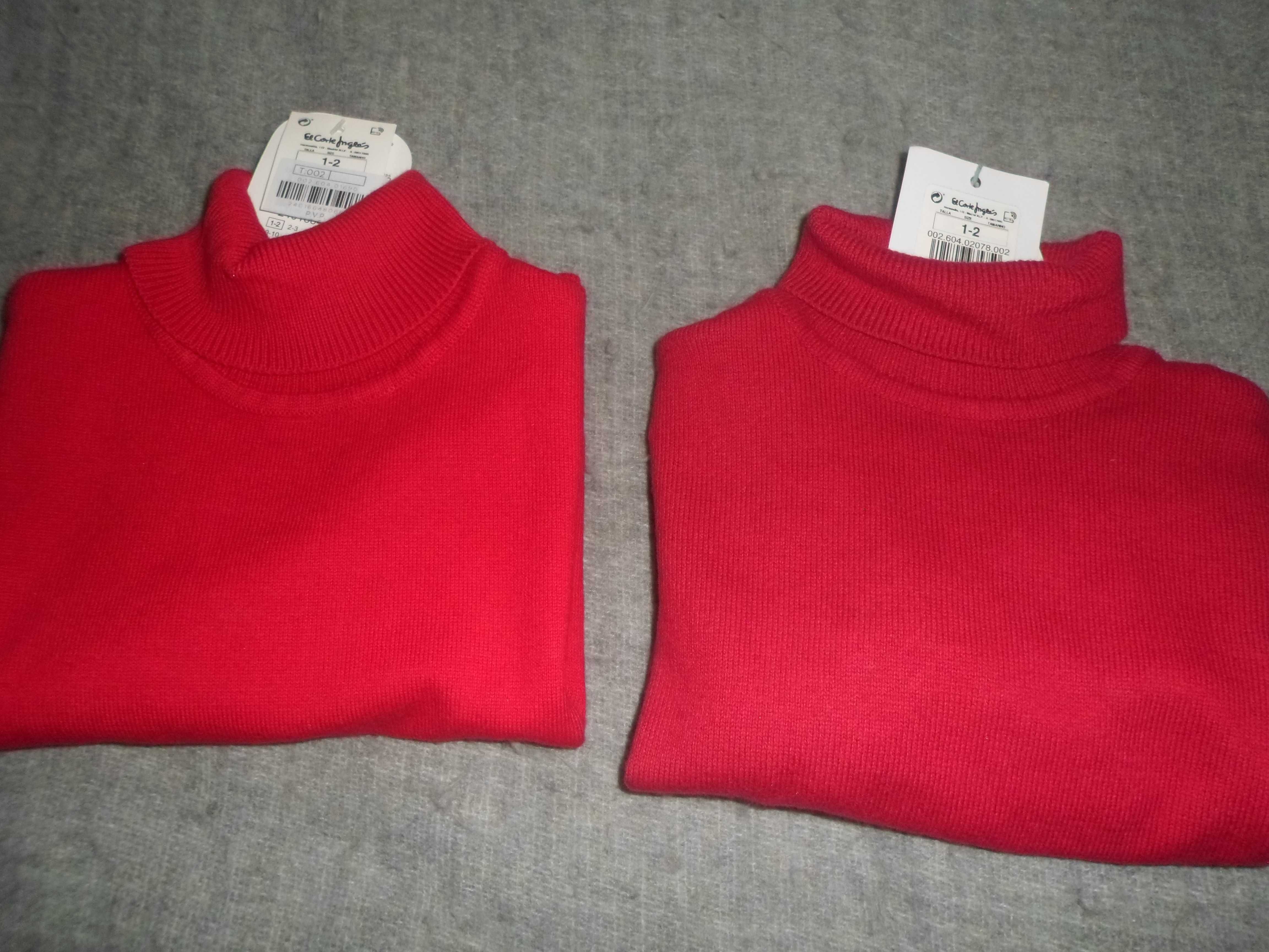 2 camisolas novas com etiqueta para bebe menino
