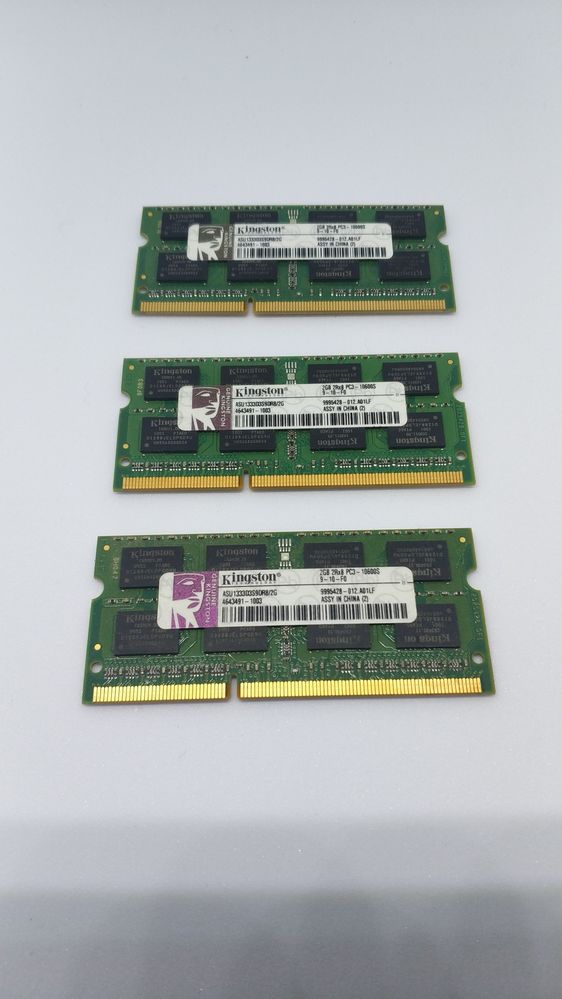 6 GB de Memória Ram Kingston DDR3 10600S