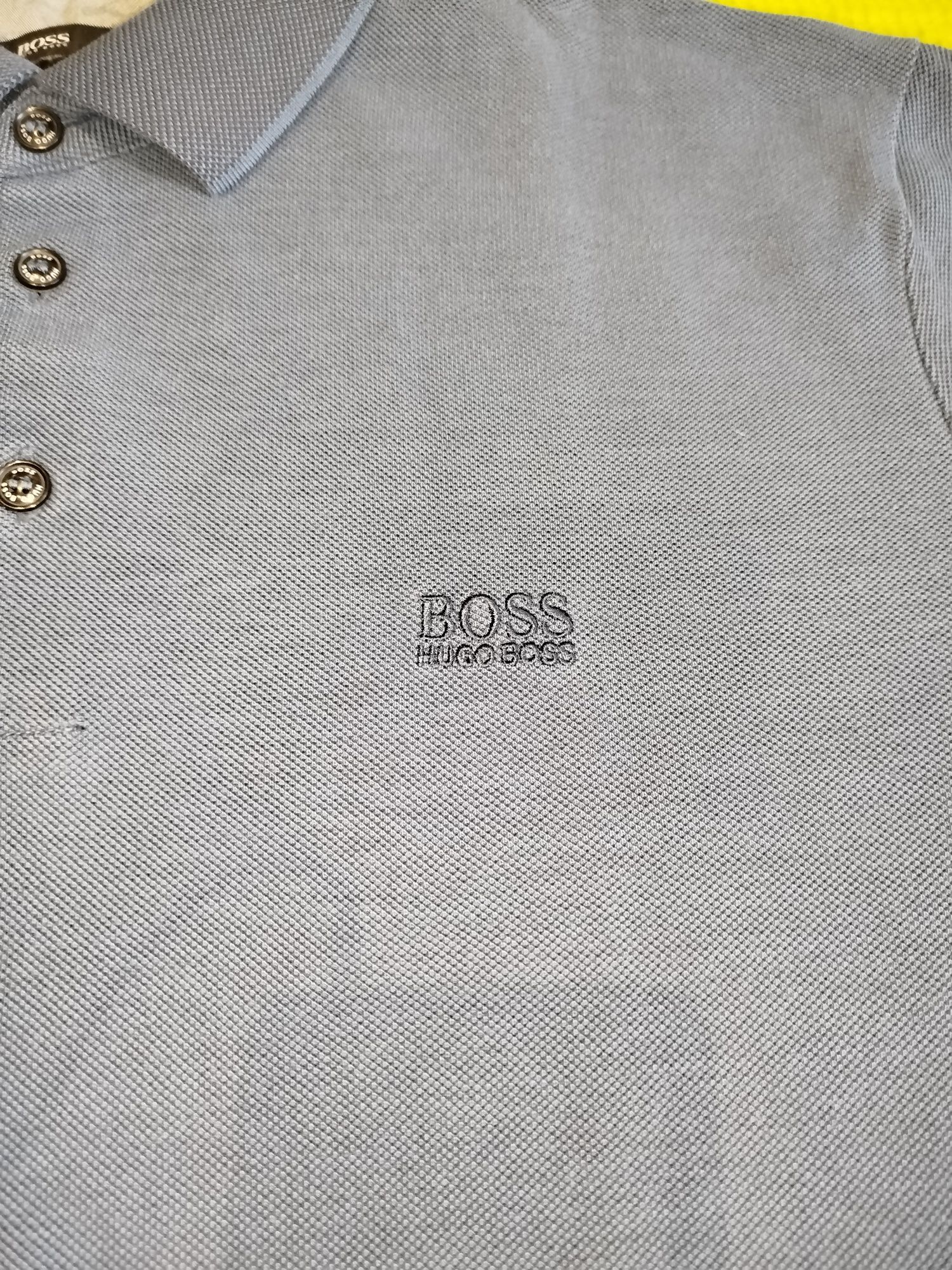 Polo azul escuro BOSS