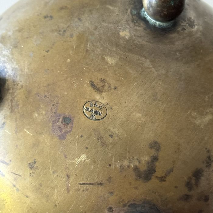 Przedwojenna cukiernica sygnatura S&W galw. W. Warszawa lata 20 antyk