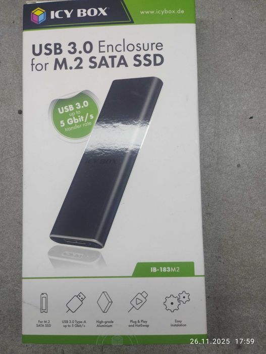 Obudowa dysku SSD M2 USB typ C 3.0 - Aluminiowa kieszeń na dysk