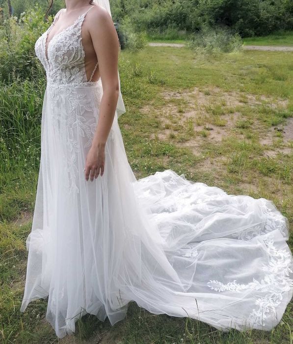 Suknia ślubna S (rybka)