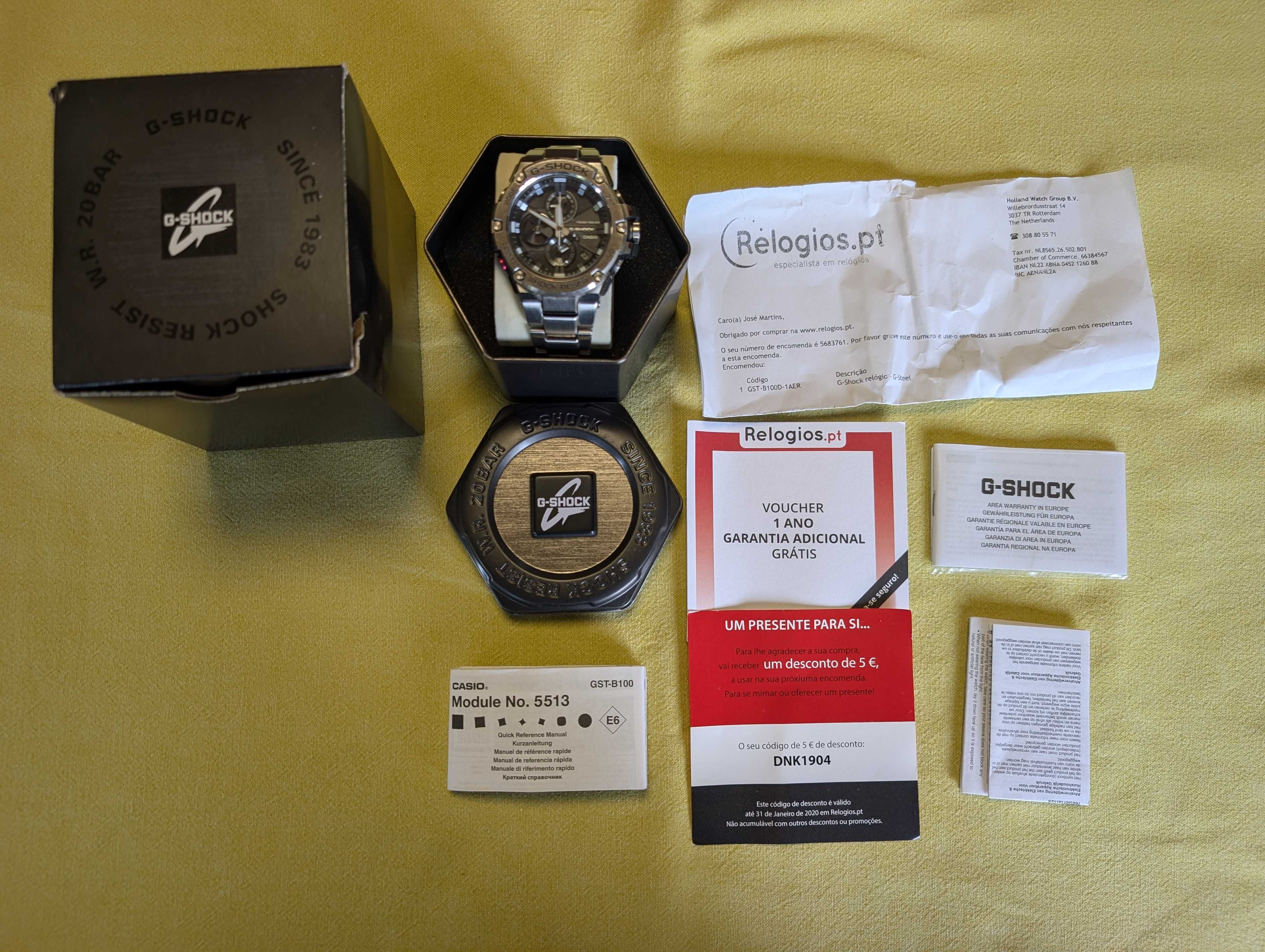 Relogio Casio G-Shock como novo