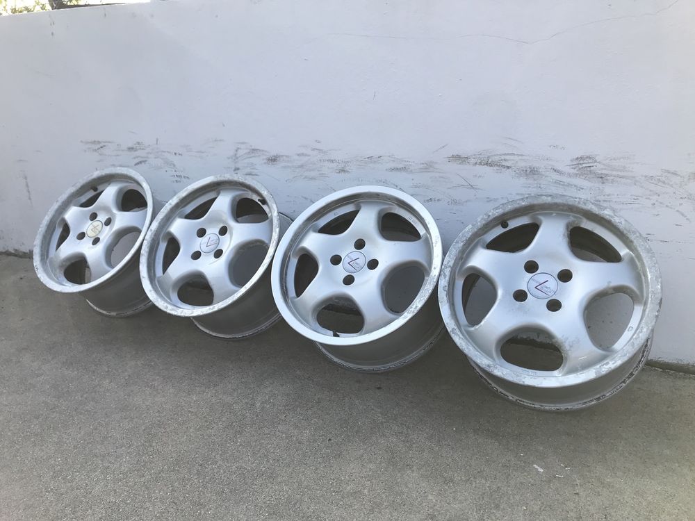 Jantes SM em 16 4x100 com aba originais