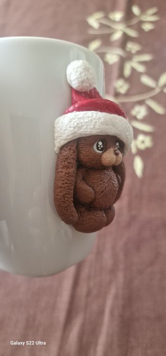 Kubek swiayeczny że zwiarzątkiem