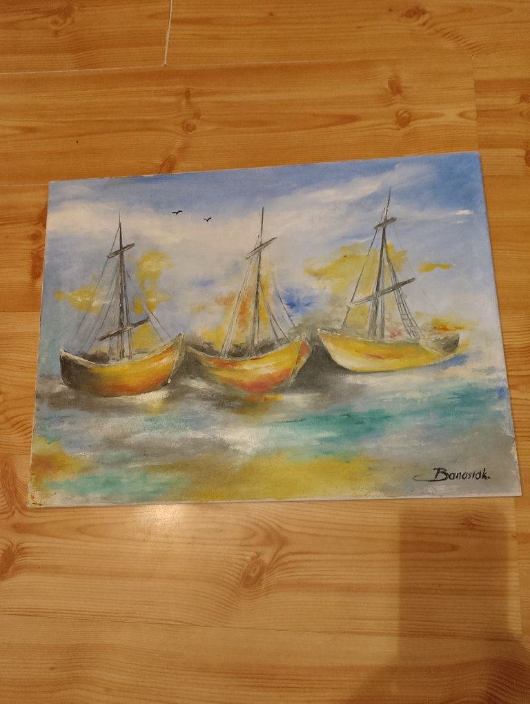 Obrazy malowane na płótnie 45/60 cm