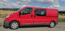 Renault Trafic  2.5 dci, Brygadówka, Wersja Long L2H1, 5-osobowa, Klima