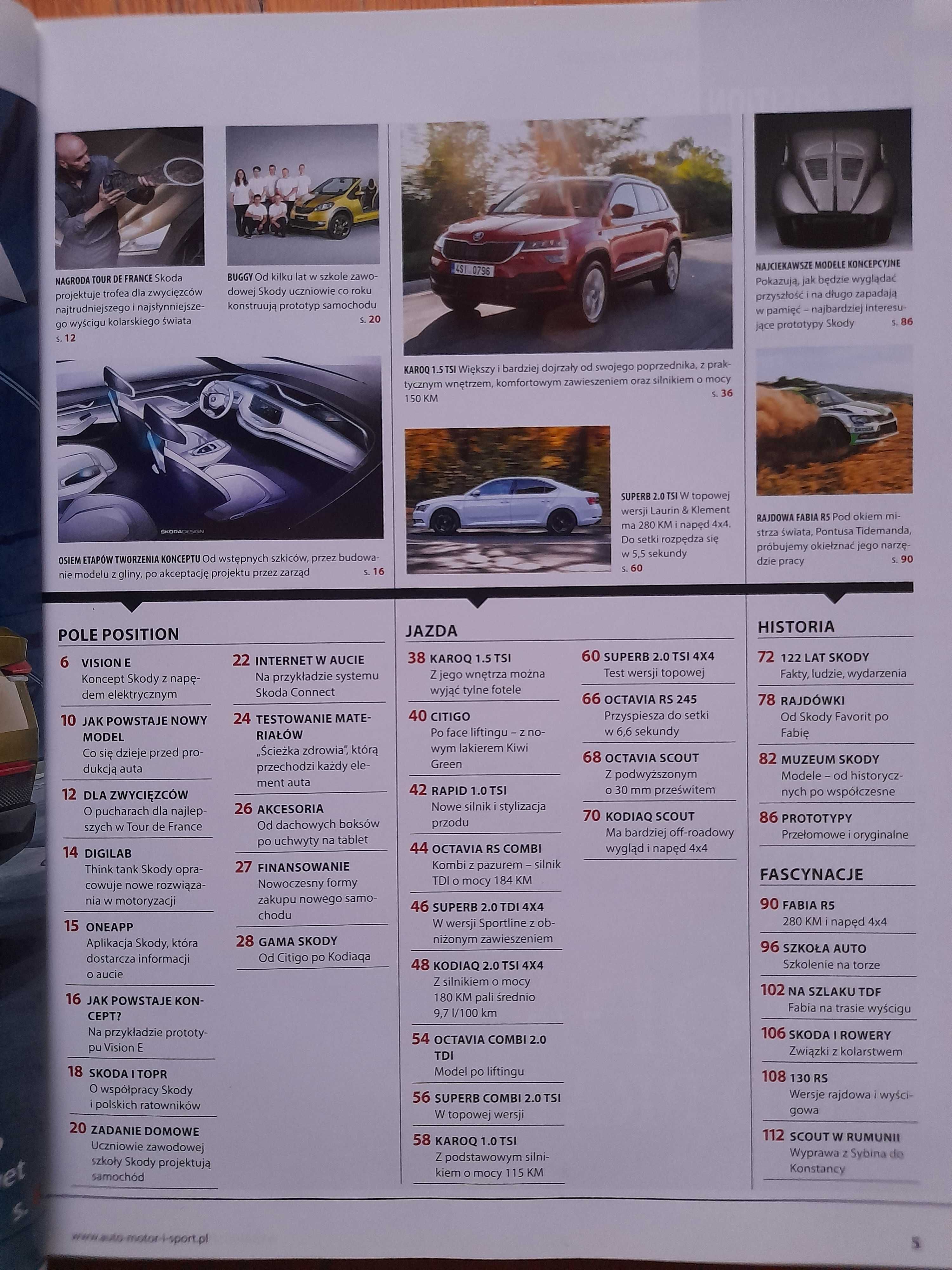 Katalog AMiS wydanie specjalne SKODA Kodiaq, Skoda RS i inne