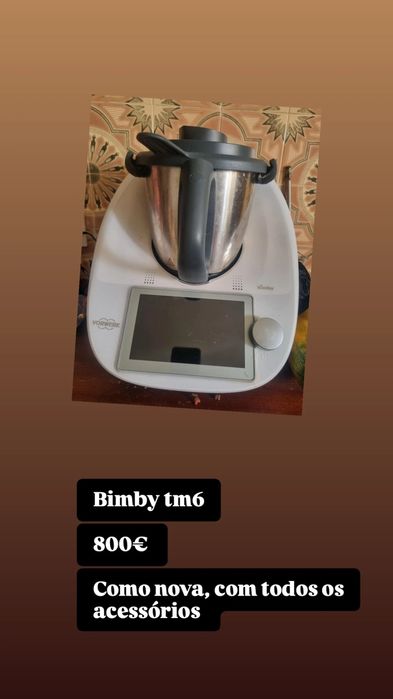 Bimby tm6 com os acessórios