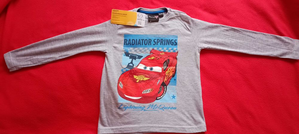 Bluzka nowa z metką Disney Pixar Cars r.110/116
