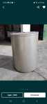 Depósito de aço  inox de 800L.