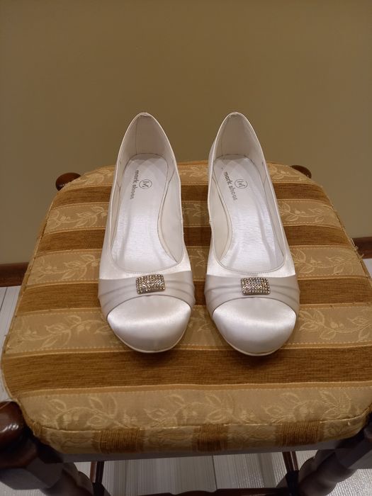 Buty ślubne, wizytowe, czółenka rozm. 35,37