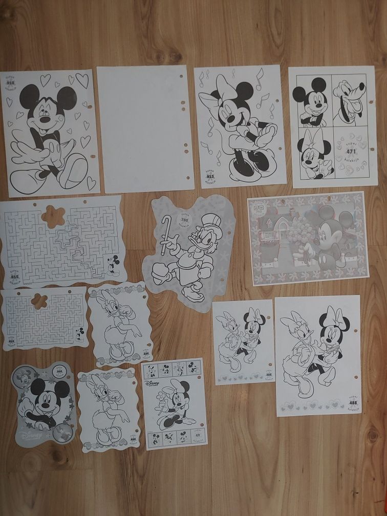 Karteczki do segregatora Disney Myszka Miki Minnie Mouse Kaczor Donald