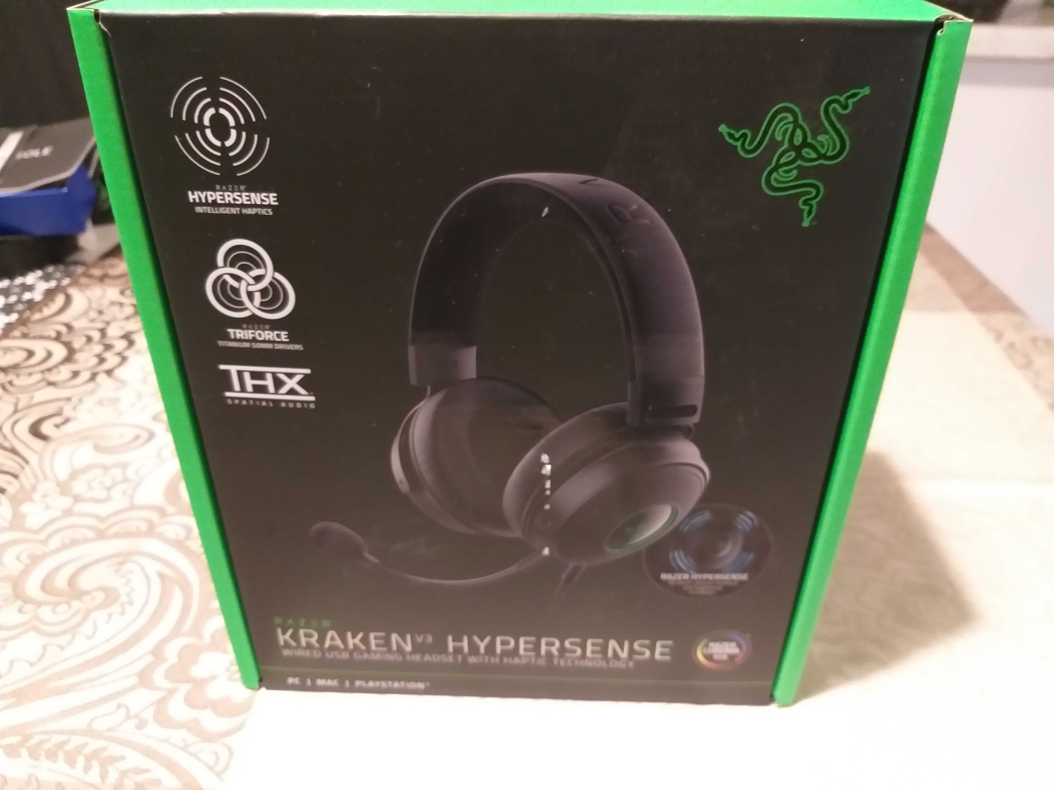 Słuchawki nauszne Razer Kraken V3 Hypersense