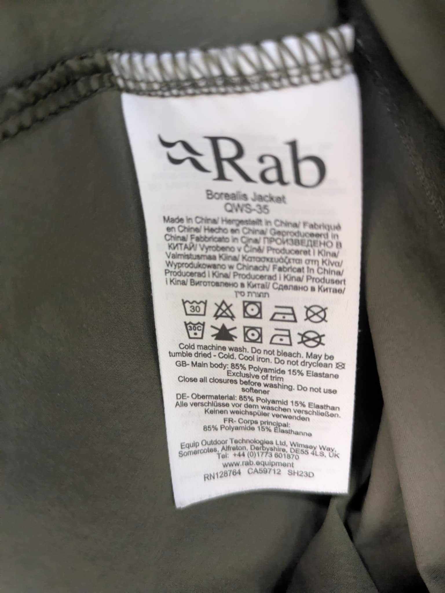 Rab Borealis Light Khaki Kurtka męska Softshell Jacket M-ka