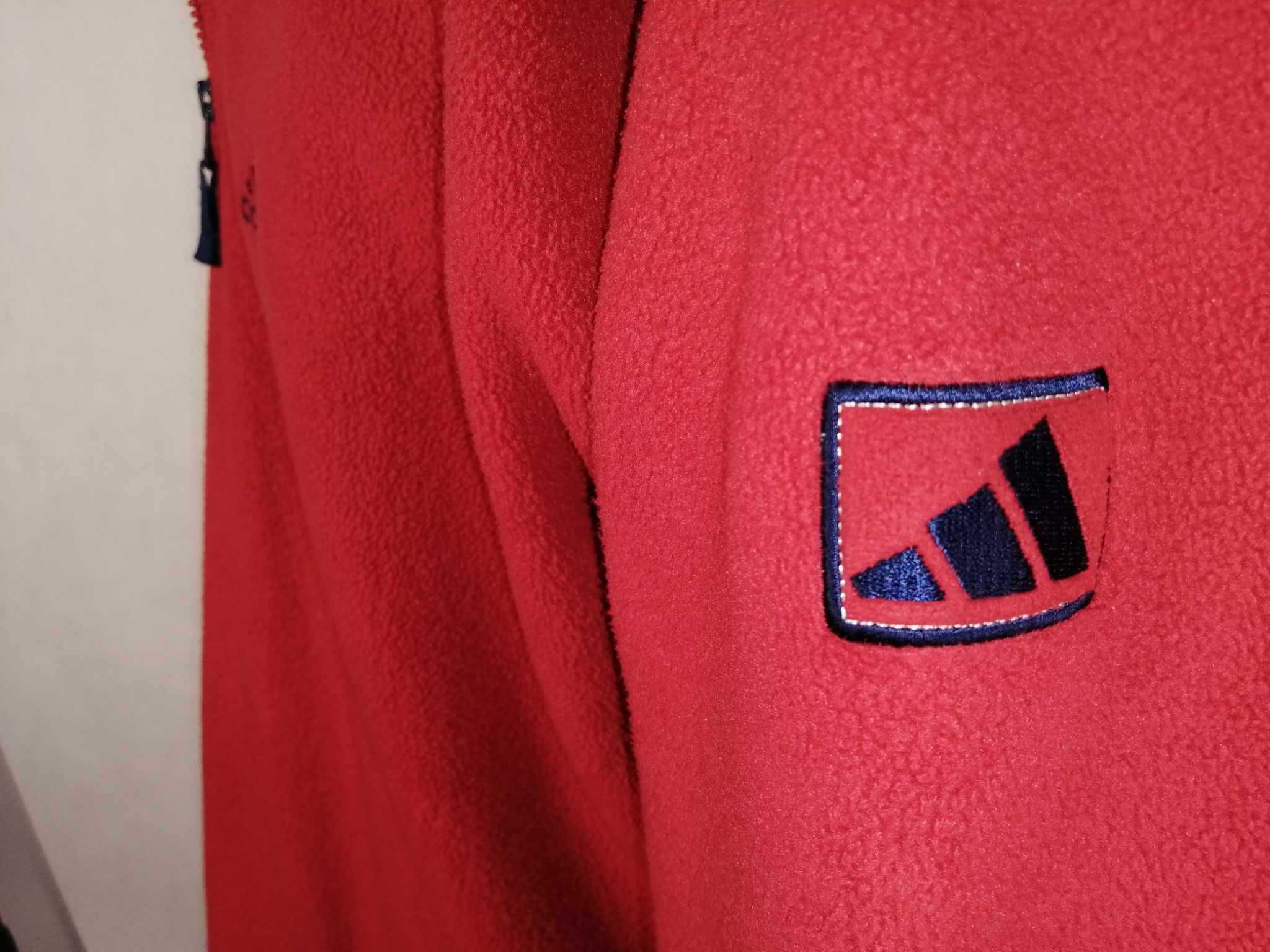 ADIDAS 90s Vintage Bluza Męska Polar M Oversize Oryginalna Super Stan
