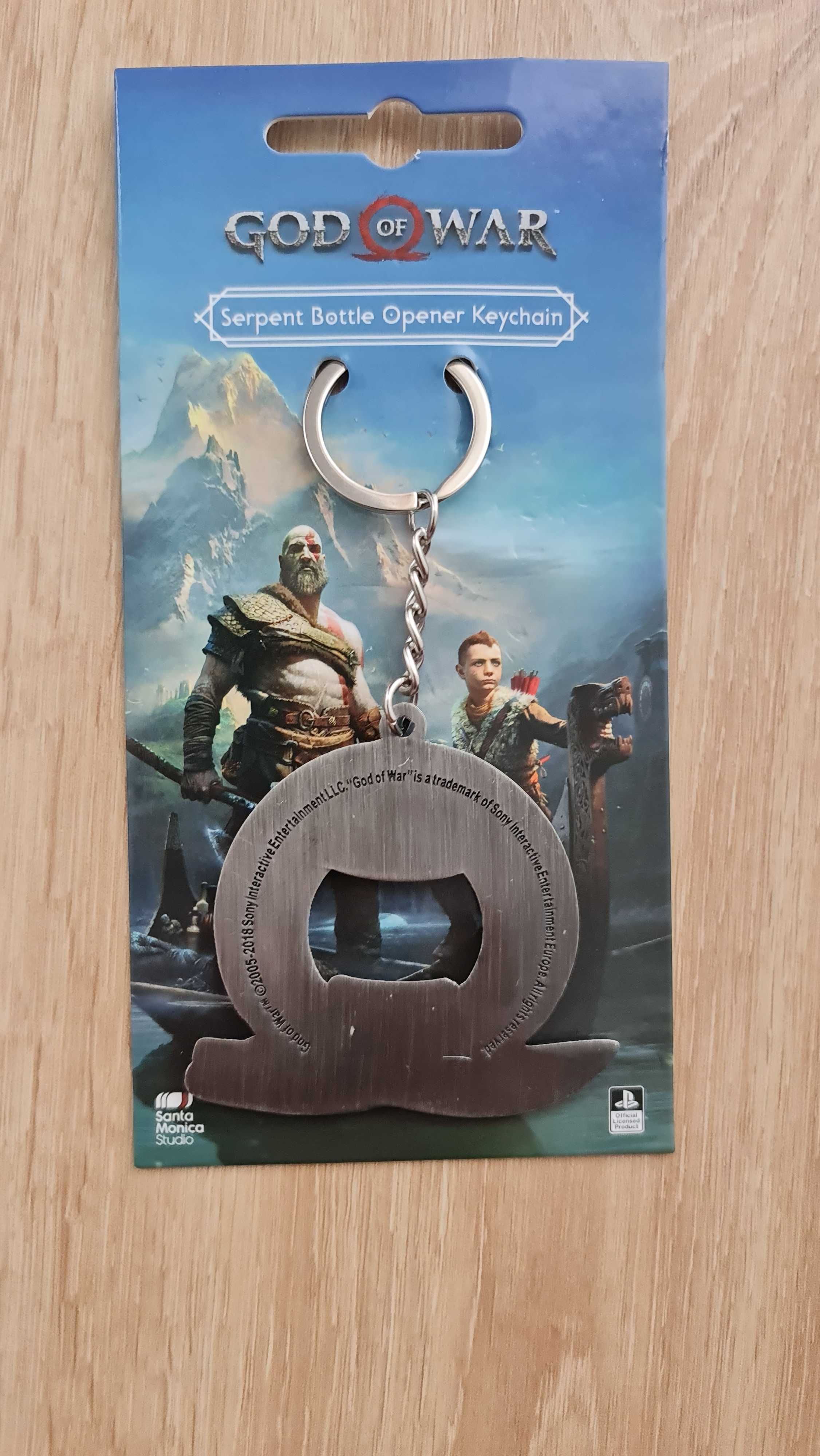 God of War Serpent Bottle Opener Keychain