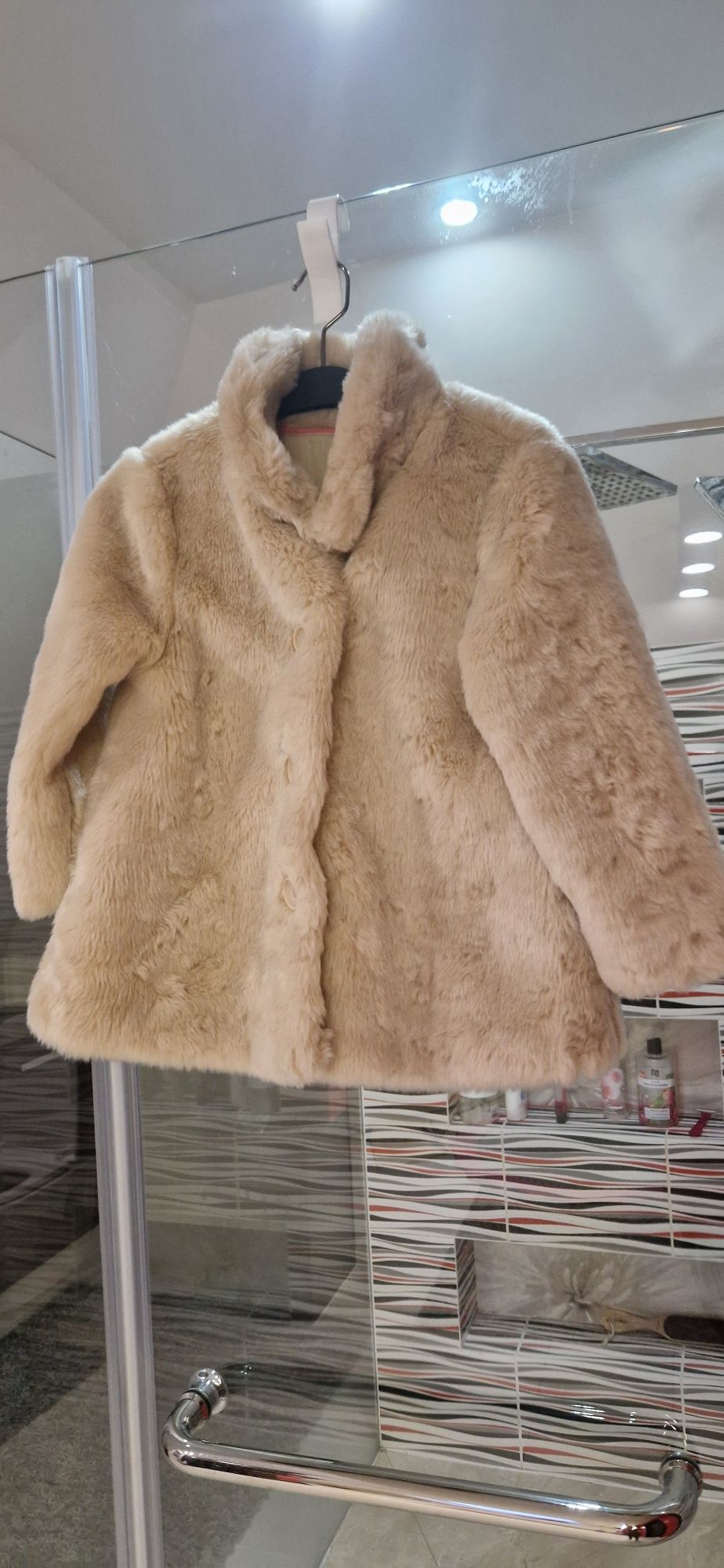 Nowa Mothercare Zara Mayoral kurtka kożuszek płaszcz r.110 116