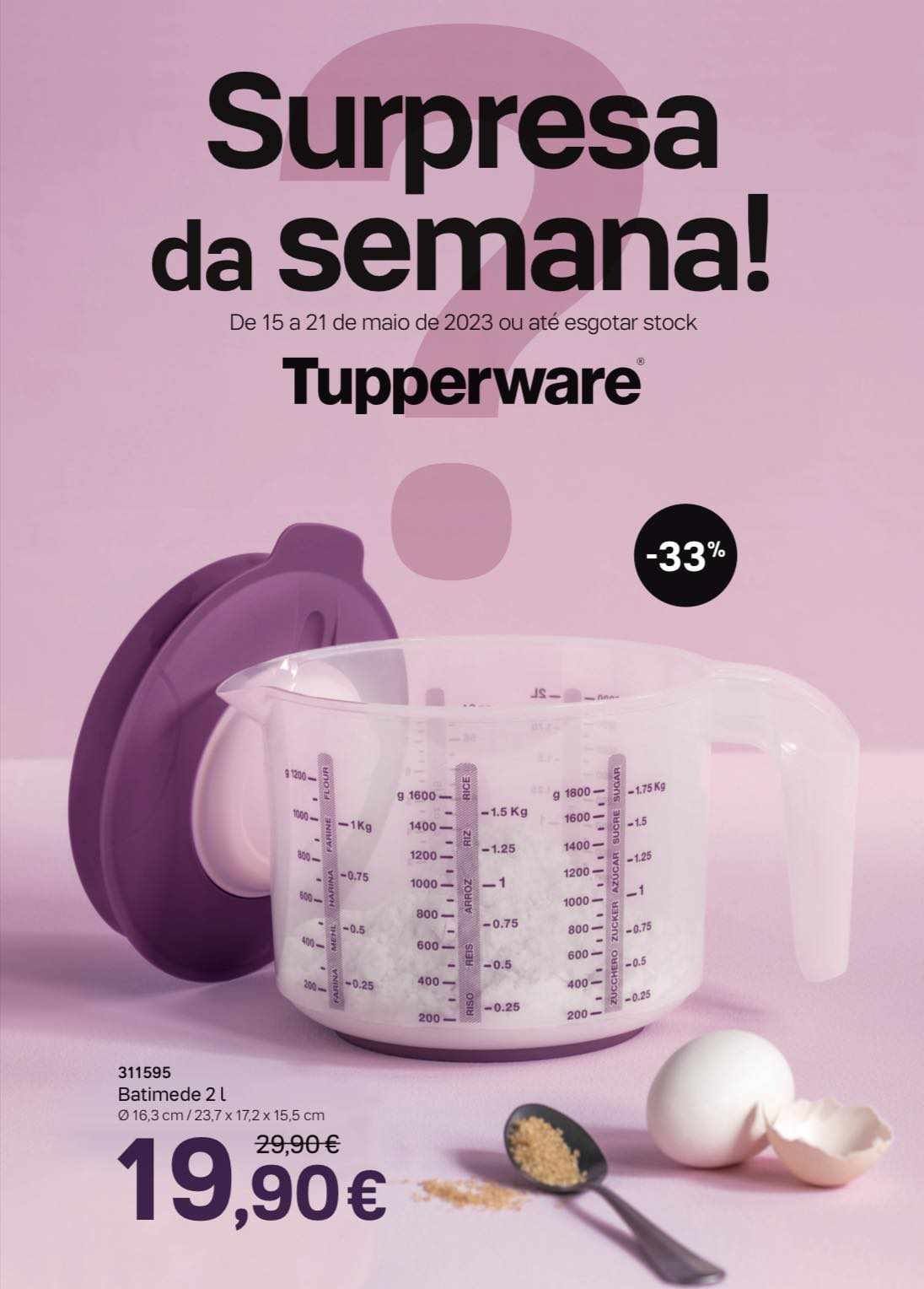 Tupperware  batimede 2l