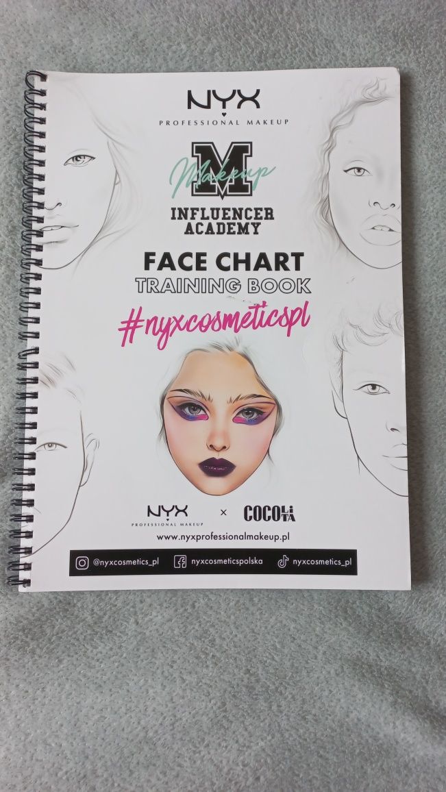 Face Chart Trening Book Nyx
