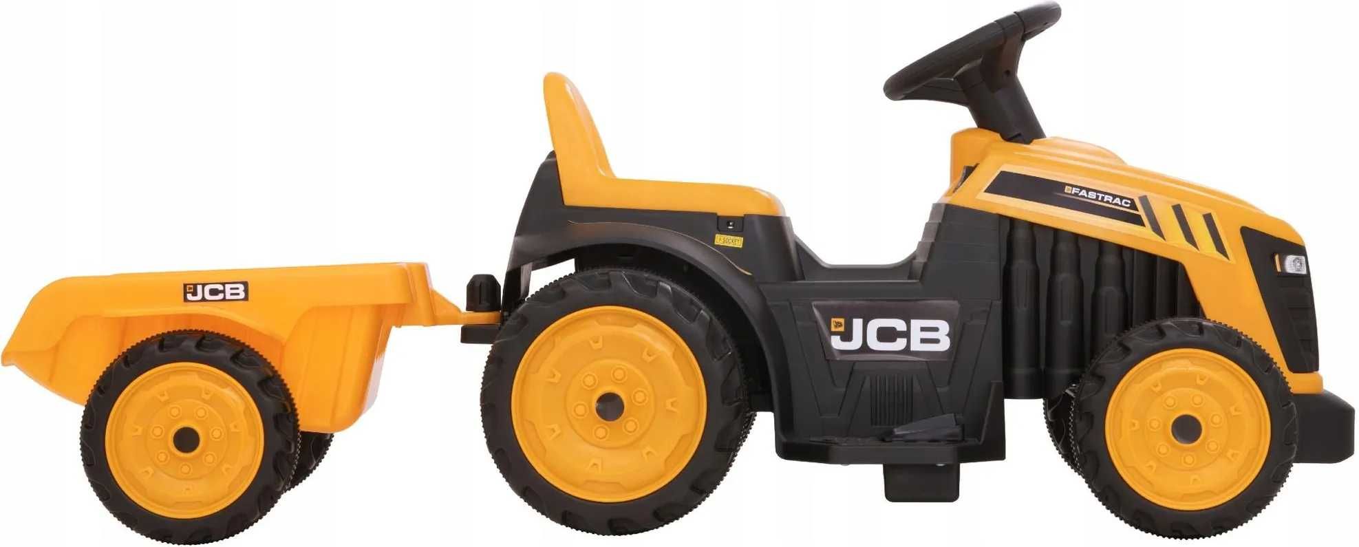 Traktor Auto Na Akumulator Jeździk Elektryczny Autko Przyczepka JCB
