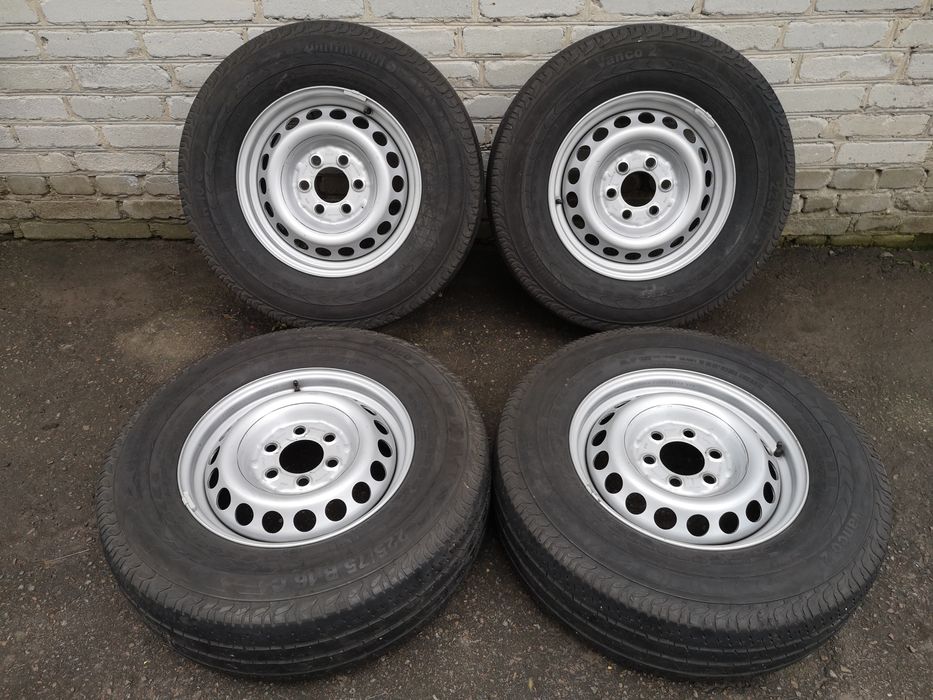 Комплект колеса спрінтер 2006- крафтер 225 75 r16 c літо Оригінал