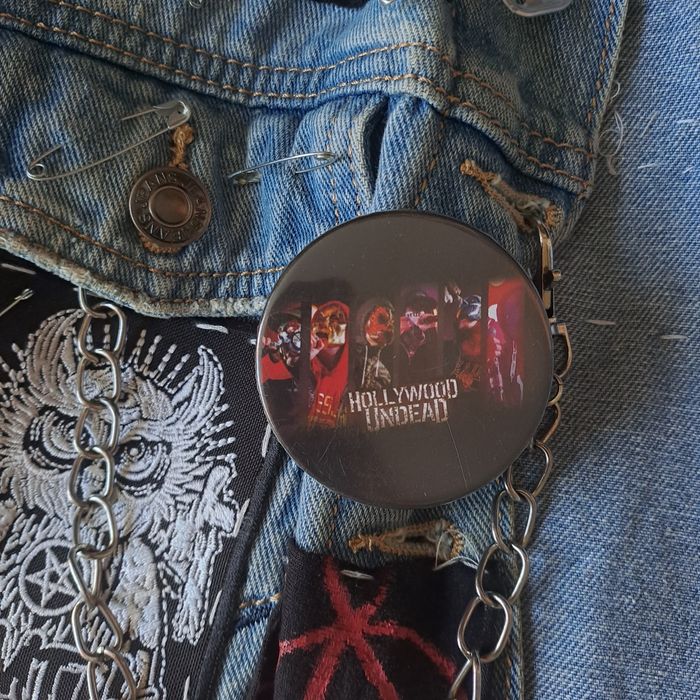 Кастомная джинсовая куртка , рок , металл , кастом, mayhem , Nirvana