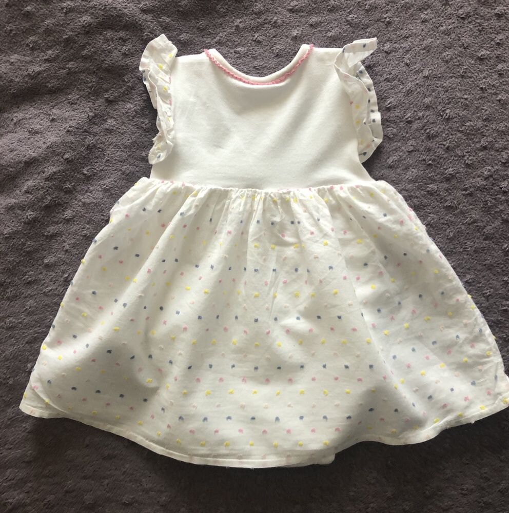 Фирменное нарядное Платье на малышку H&M, 2-4m