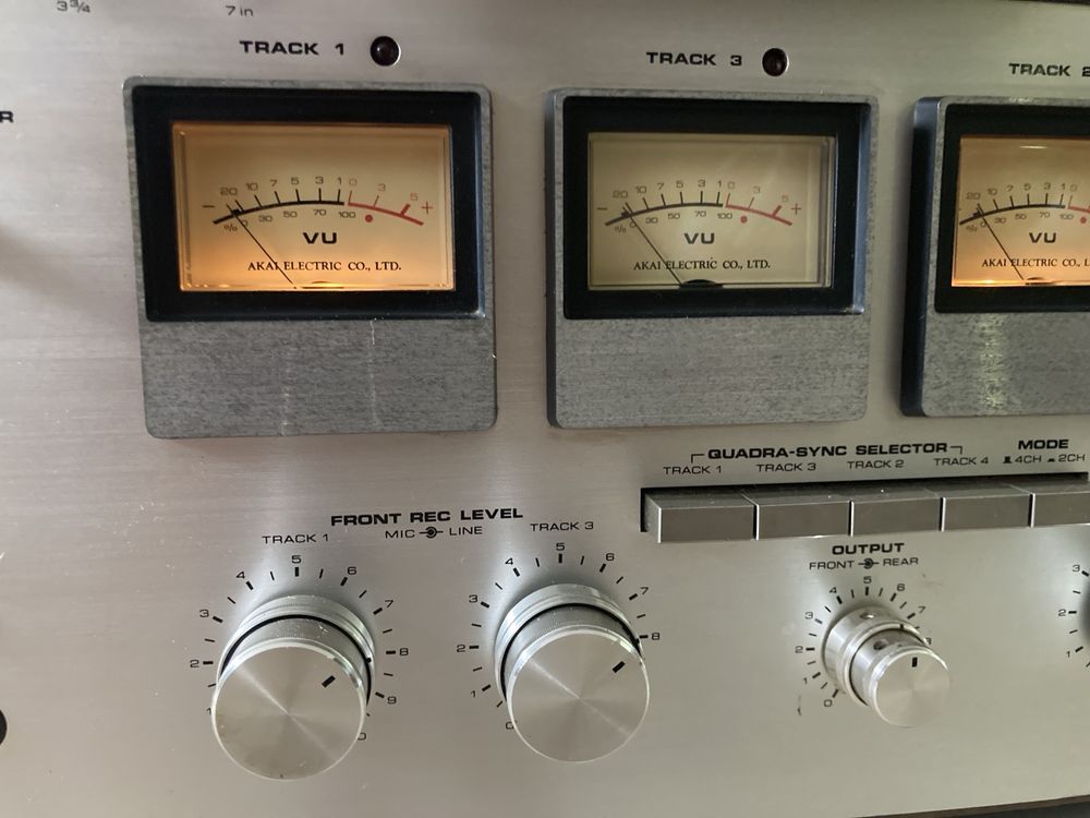 Akai GX 630d SS magnetofon szlupowy quadro.