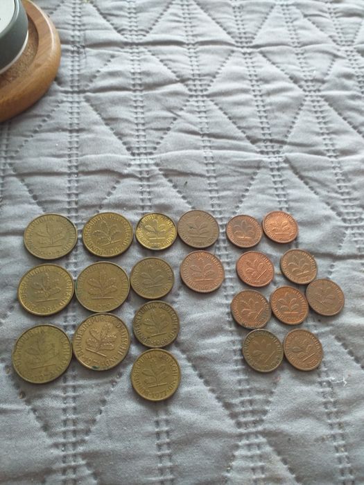 Zestaw monet  pfennigi