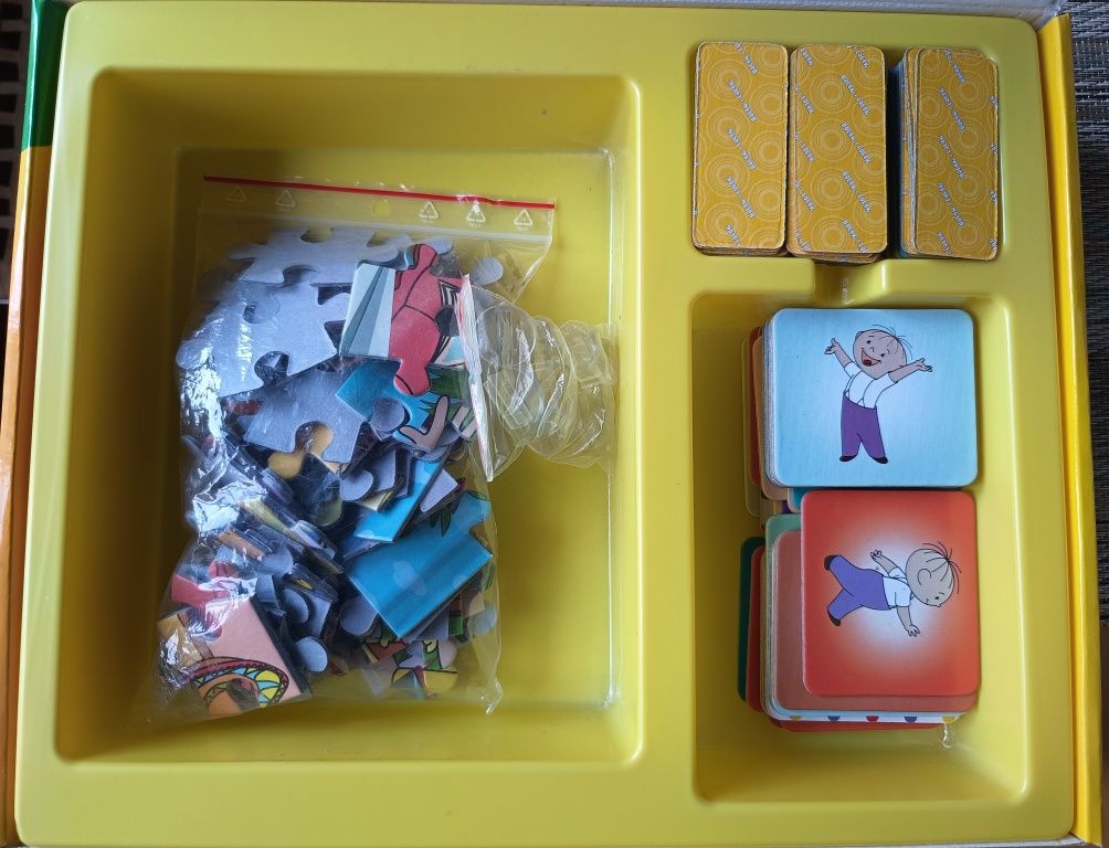 Gra 3 w 1 Bolek i Lolek pamięć, domino, puzzle