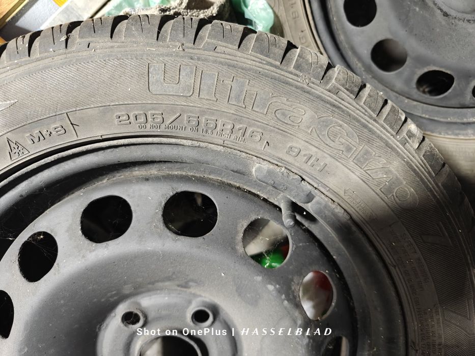 Koła stalowe 16" 205 x 55 opony zimowe