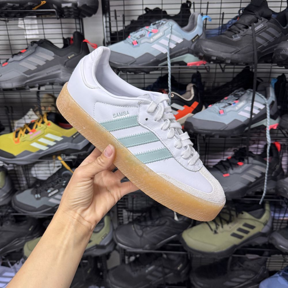 Високі шкіряні кросівки Adidas Samba JP5609 ОРИГІНАЛ 100% 41 р