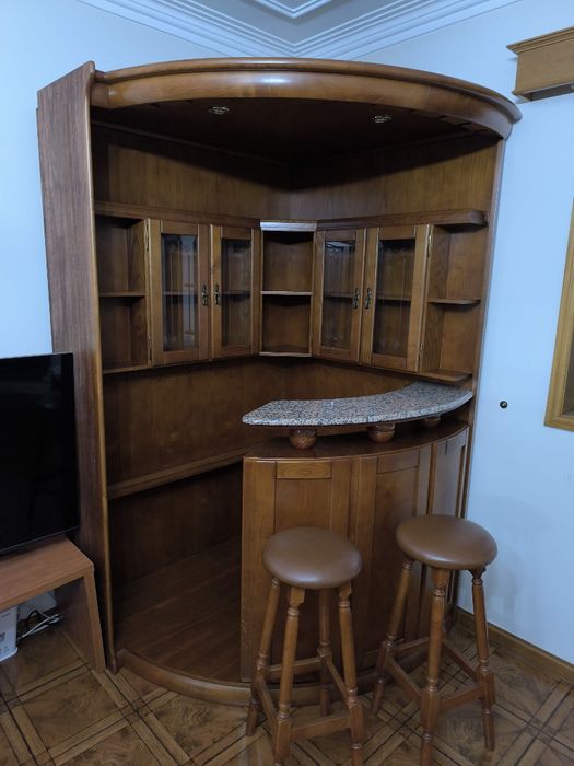 Móvel Bar de Sala de Madeira